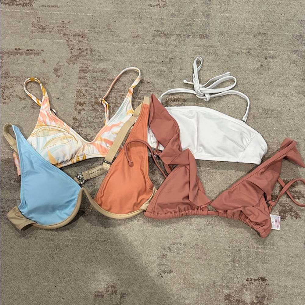 Colorful Bikini Top Set